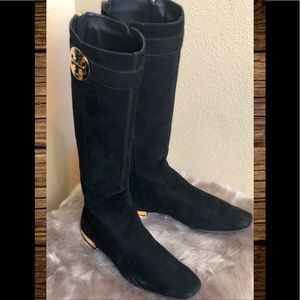 NIB Tory Burch Uma Suede Boots Sz8 1/2